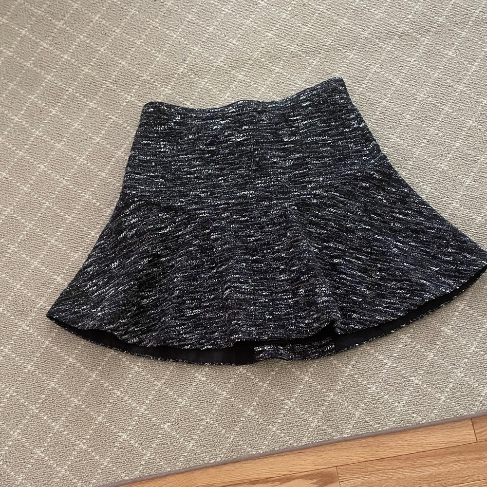 JCrew mini slight flare tweed Skirt